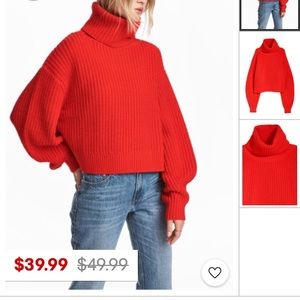 H&M knit wool blend sweater